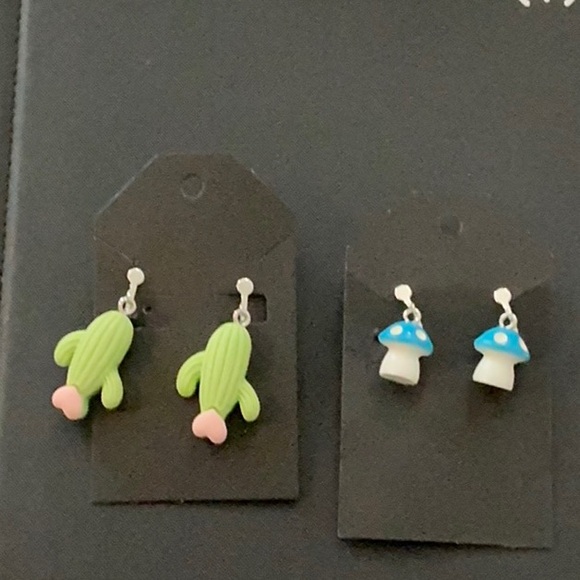 Jewelry - Handmade fun clip on earrings.